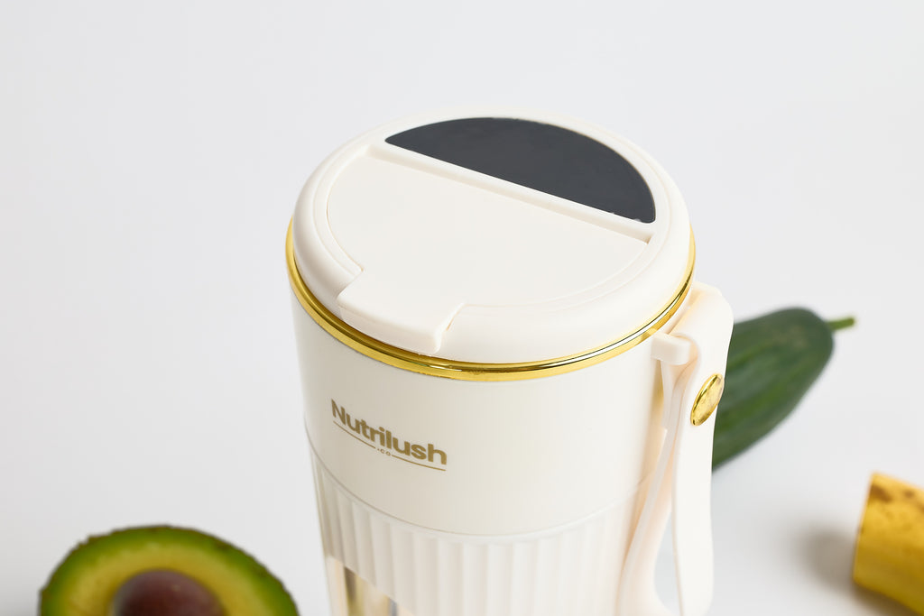 NutriLush Mini Blender To Go – Draagbare Smoothie Maker – USB Oplaadbaar & Draadloos – 340 ml
